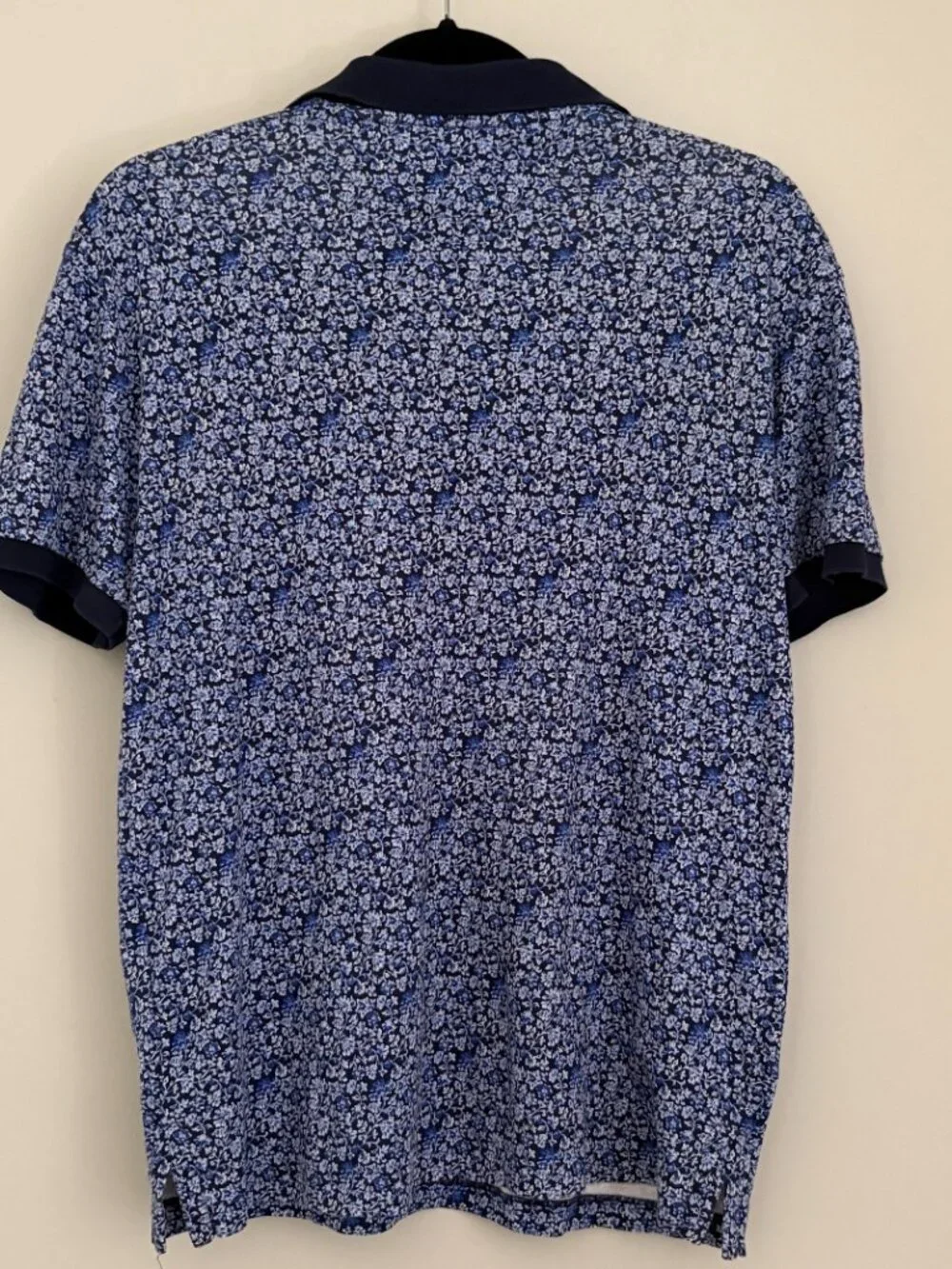 Polo Ralph Lauren Slim Fit Blue Ditsy Floral Polo Coastal Preppy Grandpacore M